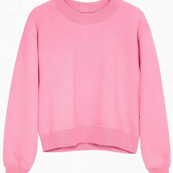 Generation Love Pink Rhinestone Sweatshirt – Size M - Picture 1 of 5